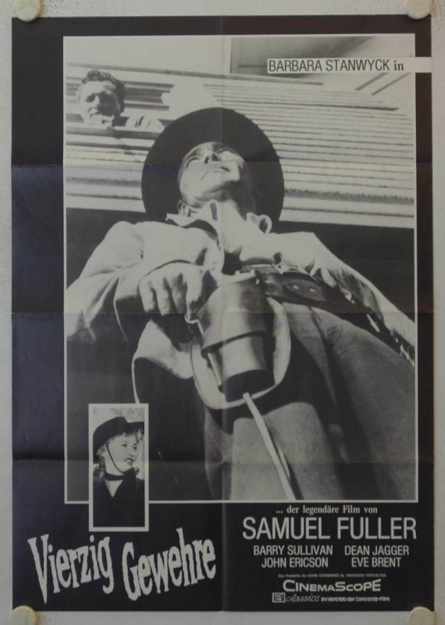 Vierzig Gewehre originales deutsches Filmplakat (R70s)